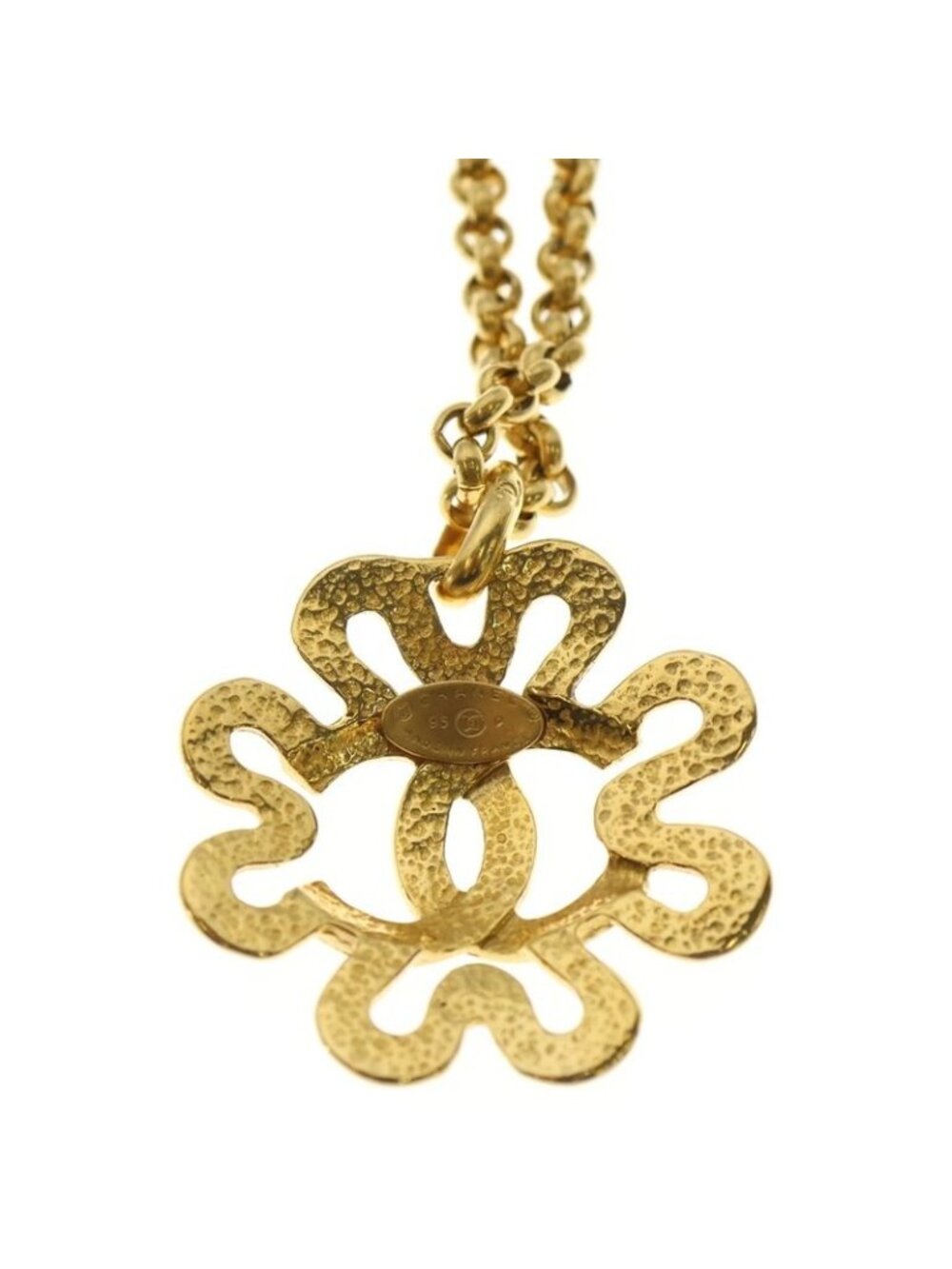 Chanel CC Logo Chain Necklace Gold - Picture 3 of 6